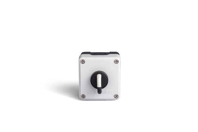 P Series Plastic 1 Hole CPDS30 + 2*C3CK (NO) Grey-Black Control Box